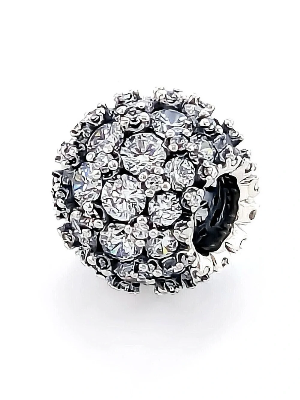 Pandora Sparkling Pave Round Charm